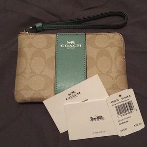 Small Coach wristlet